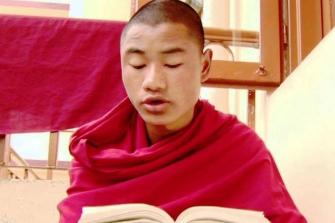Tibetan Buddhist boy