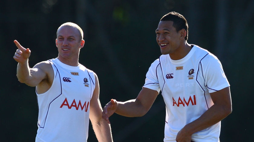 Darren Lockyer and Israel Folau have the chance to share in a record five straight series wins for the Maroons.