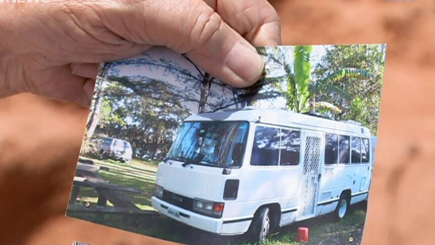 A photo of the van Lee Blake lived in.