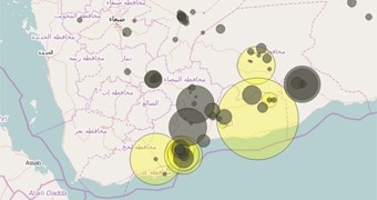 Drone strike map