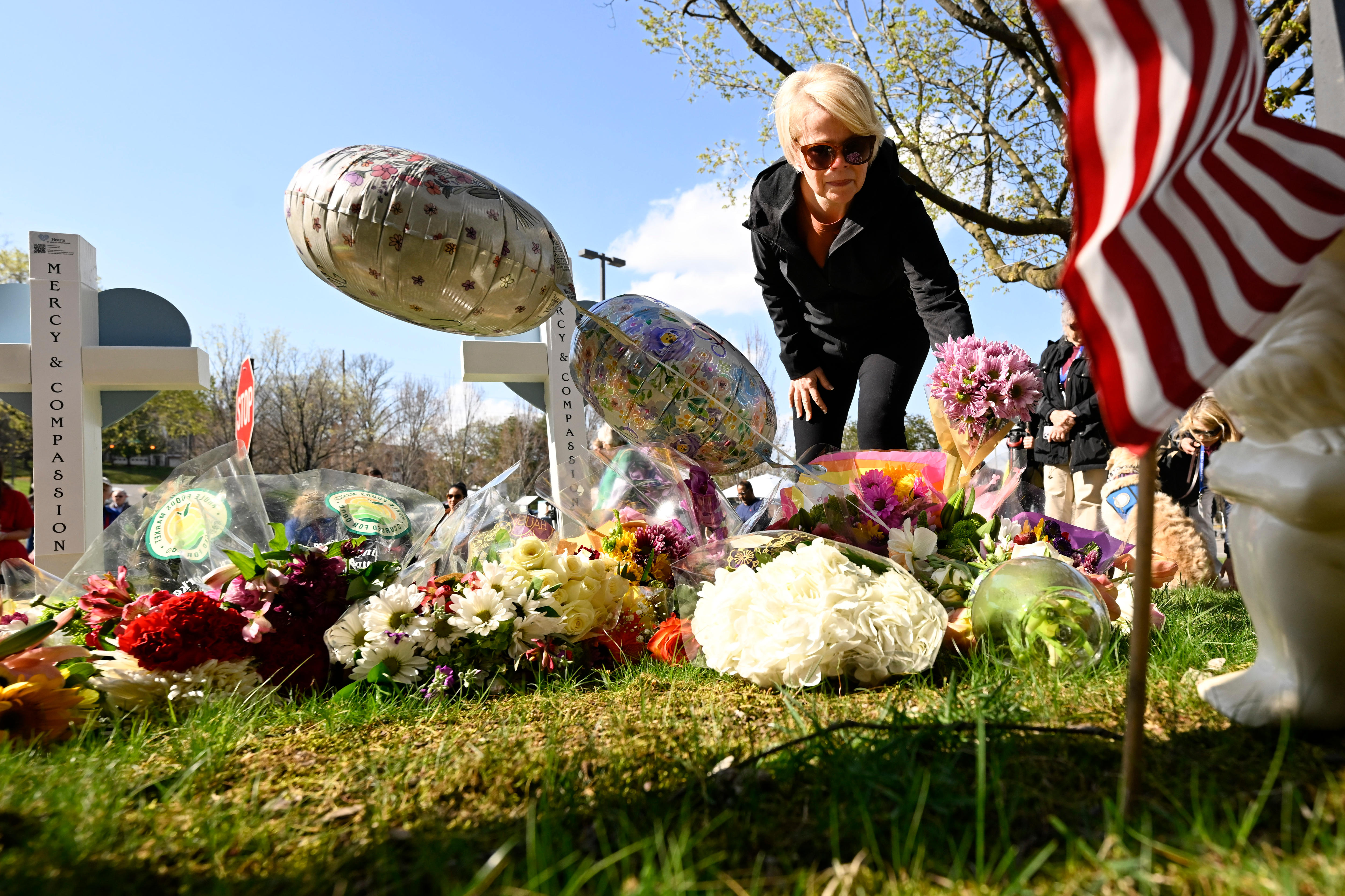 The Covenant School community pays tributes to victims of shooting in ...