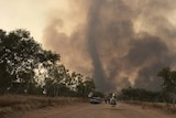 Fire tornado on Leopold Downs station as 3 million hectares of Kimberley burn