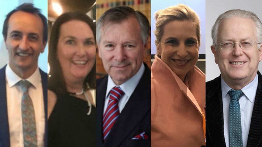 Five pre-selection candidates for the Federal seat of Wentworth