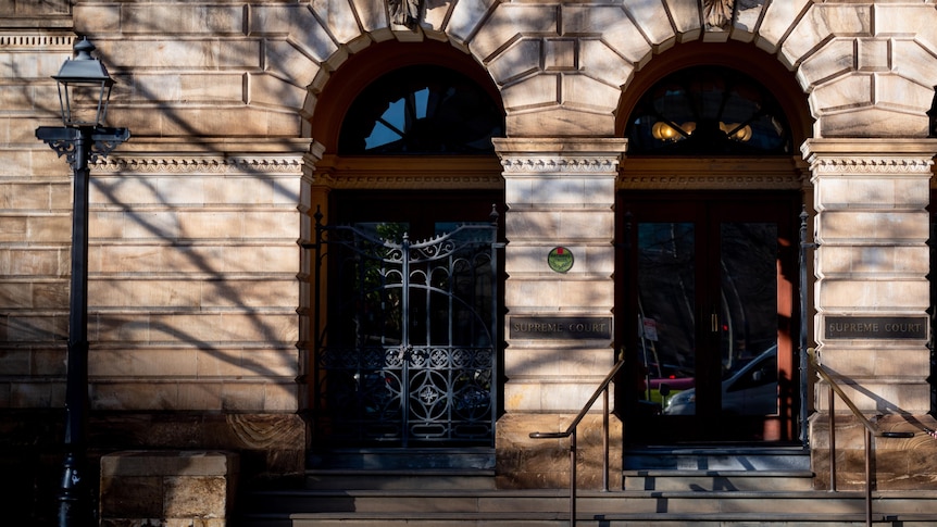 A court building with arches