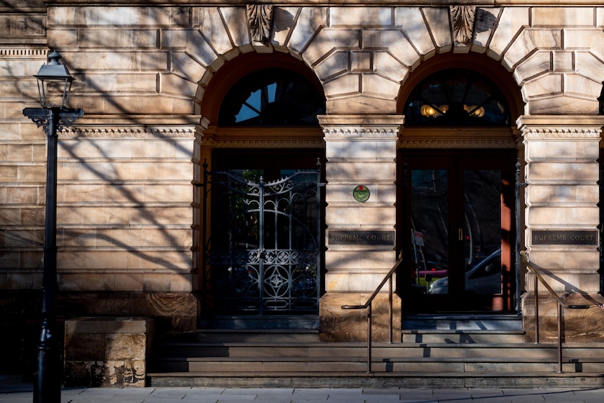 A court building with arches