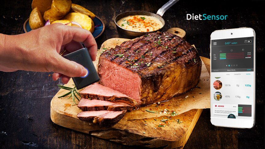 DietSensor scans meat.