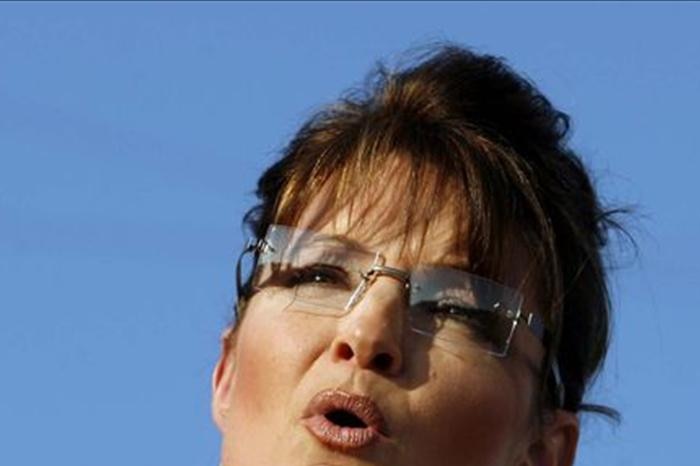 Former US Republican vice-presidential candidate Sarah Palin. (Reuters: John Gress, file photo)