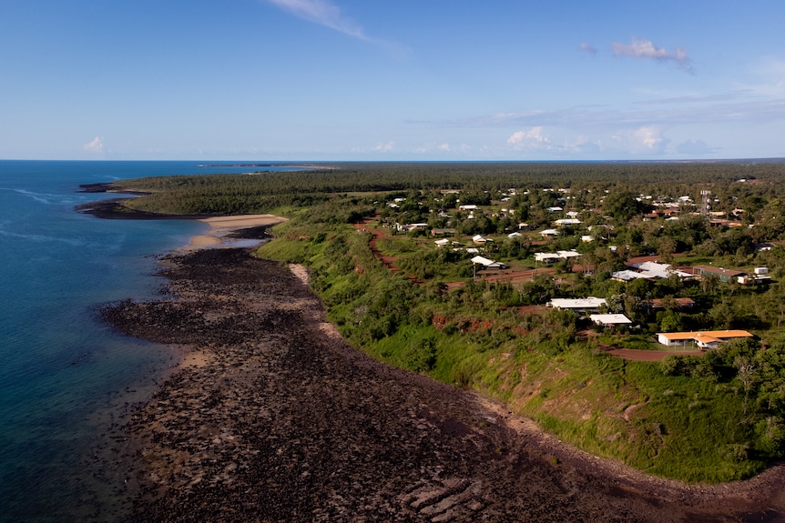 Drone image of Elcho Island.
