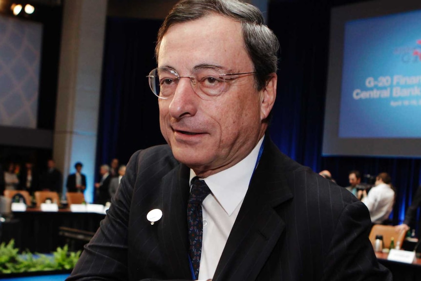 European Central Bank President Mario Draghi.