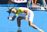 Ferrer gets acrobatic against Smyczek