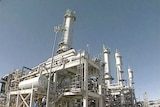 Santos gas production plant.