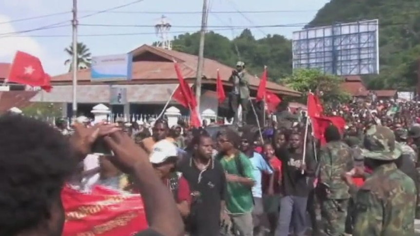 West Papua separatist demonstration