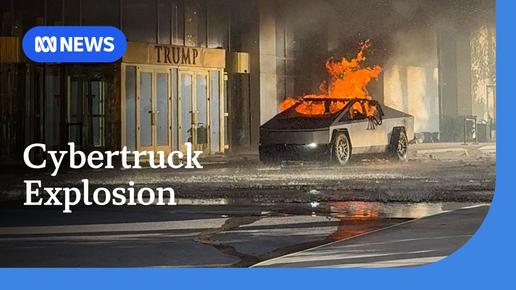 Cybertruck filled with gasoline and firework materials explodes in Las ...
