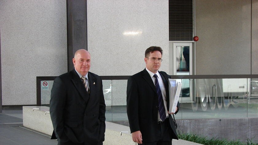 Nuttall (left) told the court he was not guilty.