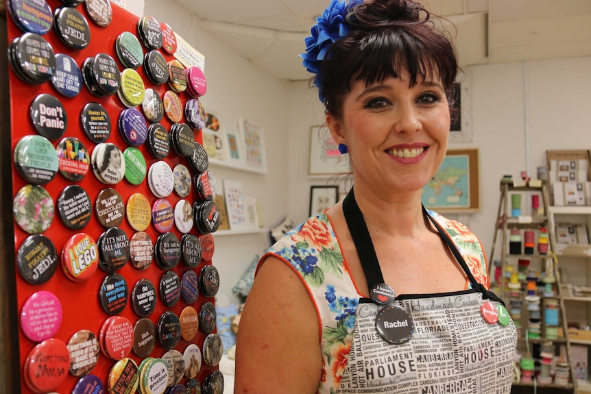 Shop Handmade Canberra's Rachel Evagelou.
