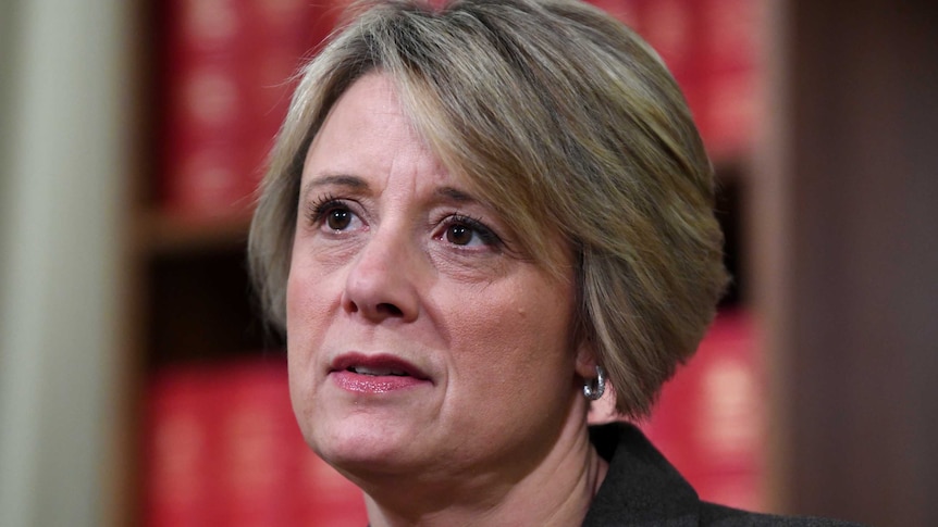 A close up of Senator Kristina Keneally