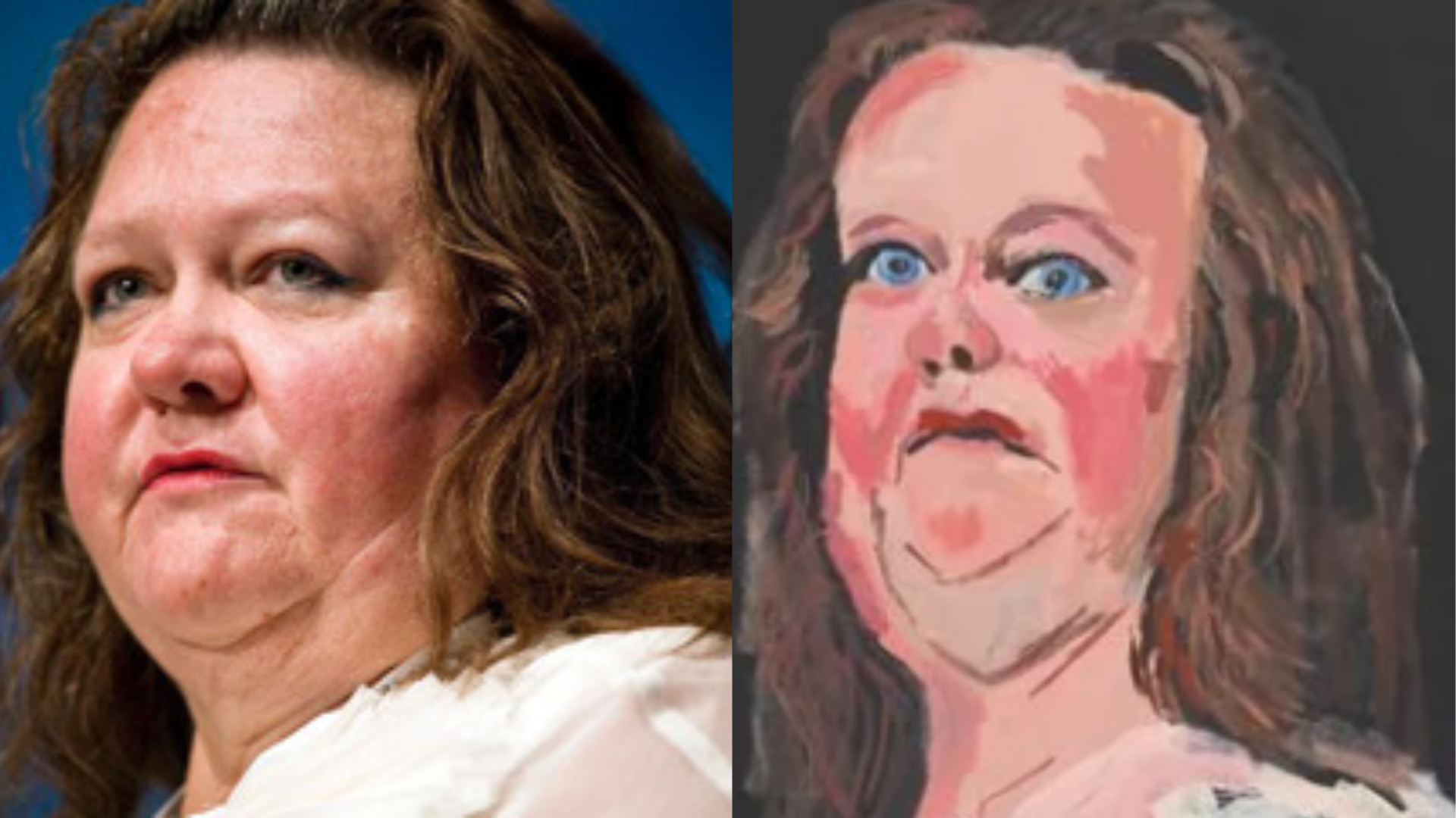 Gina Rinehart demands portrait first exhibited in Adelaide be removed