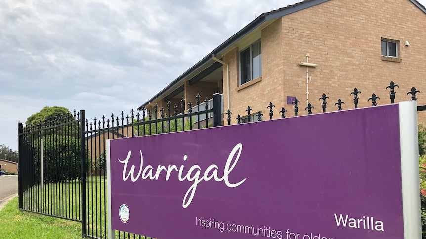 Warilla nursing home sign