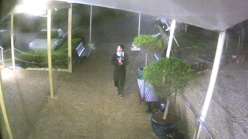 CCTV footage of a man police want to talk to about the theft of luxury boat.