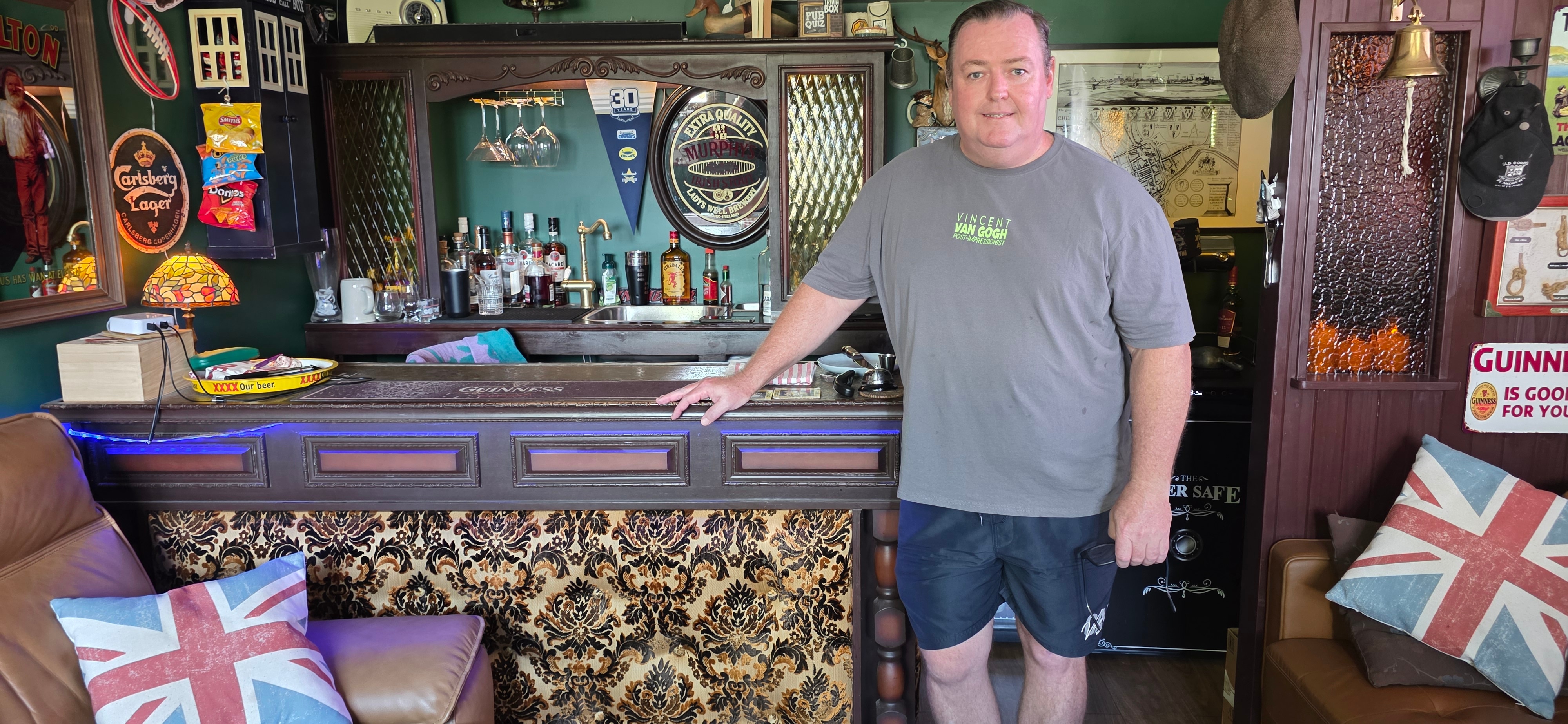 Man caves are evolving to become backyard social hubs — and pubs