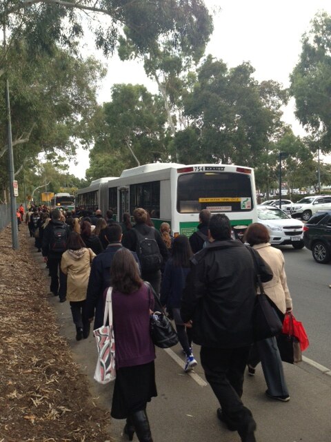 Perth commuters coping with train disruption - ABC News