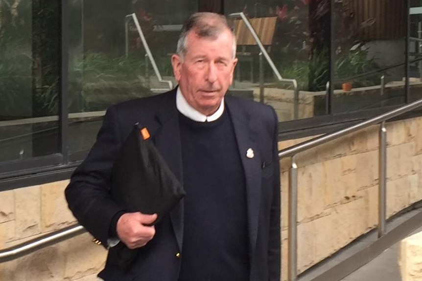 A 68-year-old man walks away from court