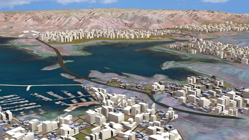 Proposed Lake Argyle city