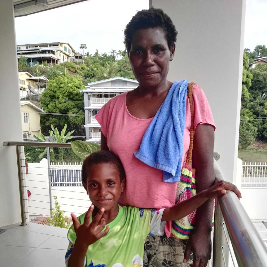 Mother and son who survived five weeks at sea