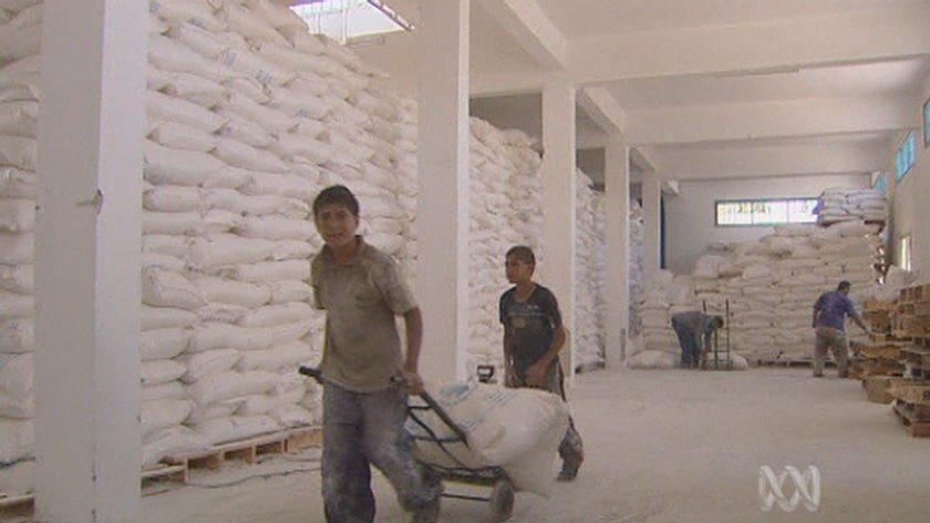 Most Gazans are relying on international aid agencies for basic goods.