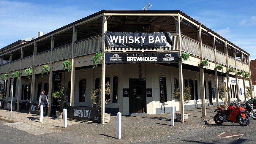 The Brewhouse whisky bar at Queenscliff, Victoria.