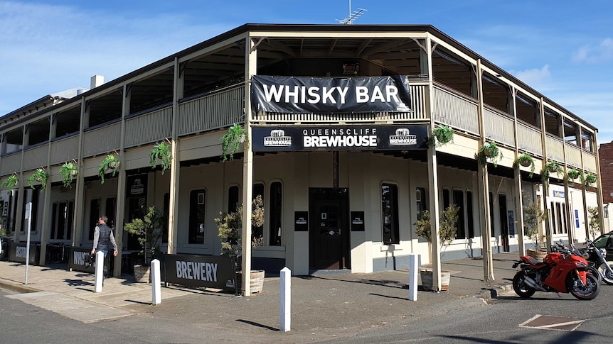 The Brewhouse whisky bar at Queenscliff, Victoria.