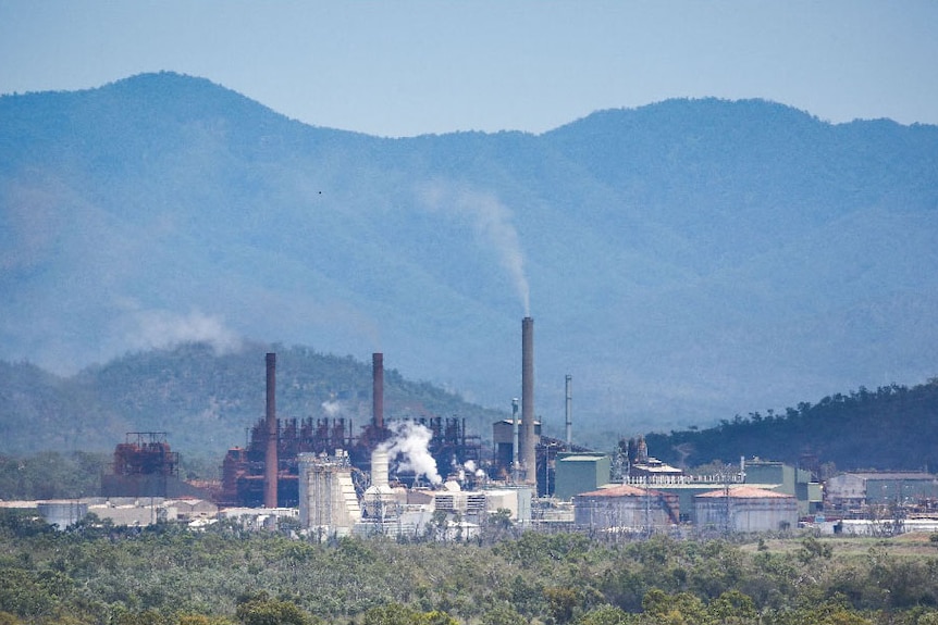 Testing showed traces of nickel in sediment near Clive Palmer's nickel refinery.