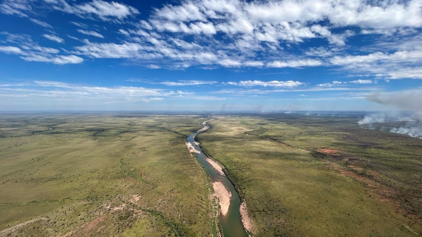 East Kimberley landscape pictured from the air by police. 
