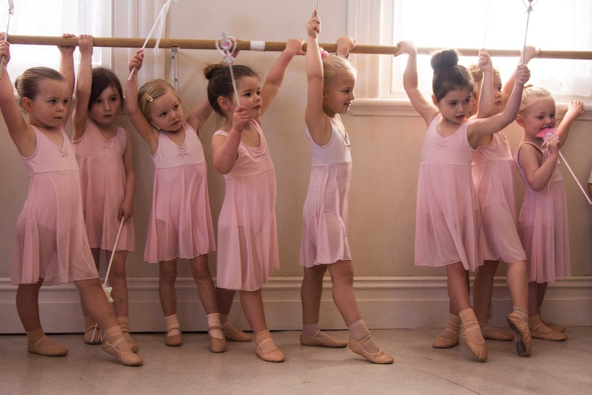 Ballet lessons in the front bar