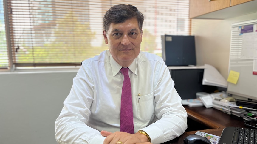 National Association of Specialist Obstetricians and Gynaecologists’ president Gino Pecoraro at his desk