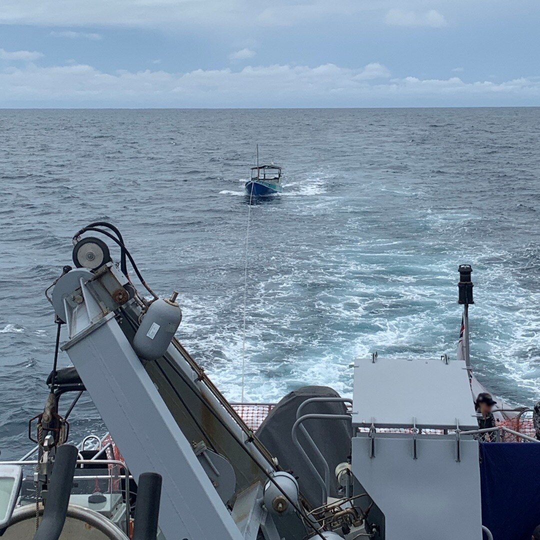 Indonesian fishing vessel allegedly intercepted in Australian waters