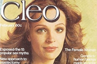 A Cleo magazine cover from the 1970s