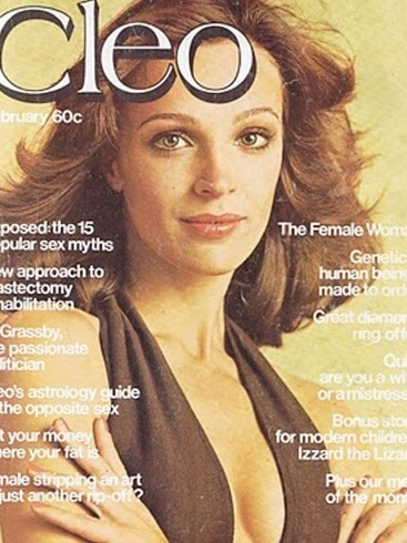 A Cleo magazine cover from the 1970s