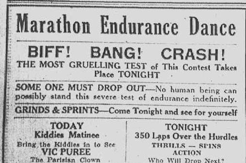 News advertising dance marathon