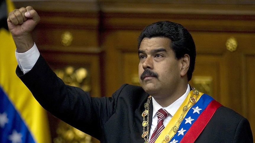 Venezuela's interim president Nicolas Maduro