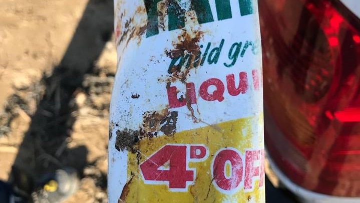 47-year-old bottle of Fairy Liquid found on beach