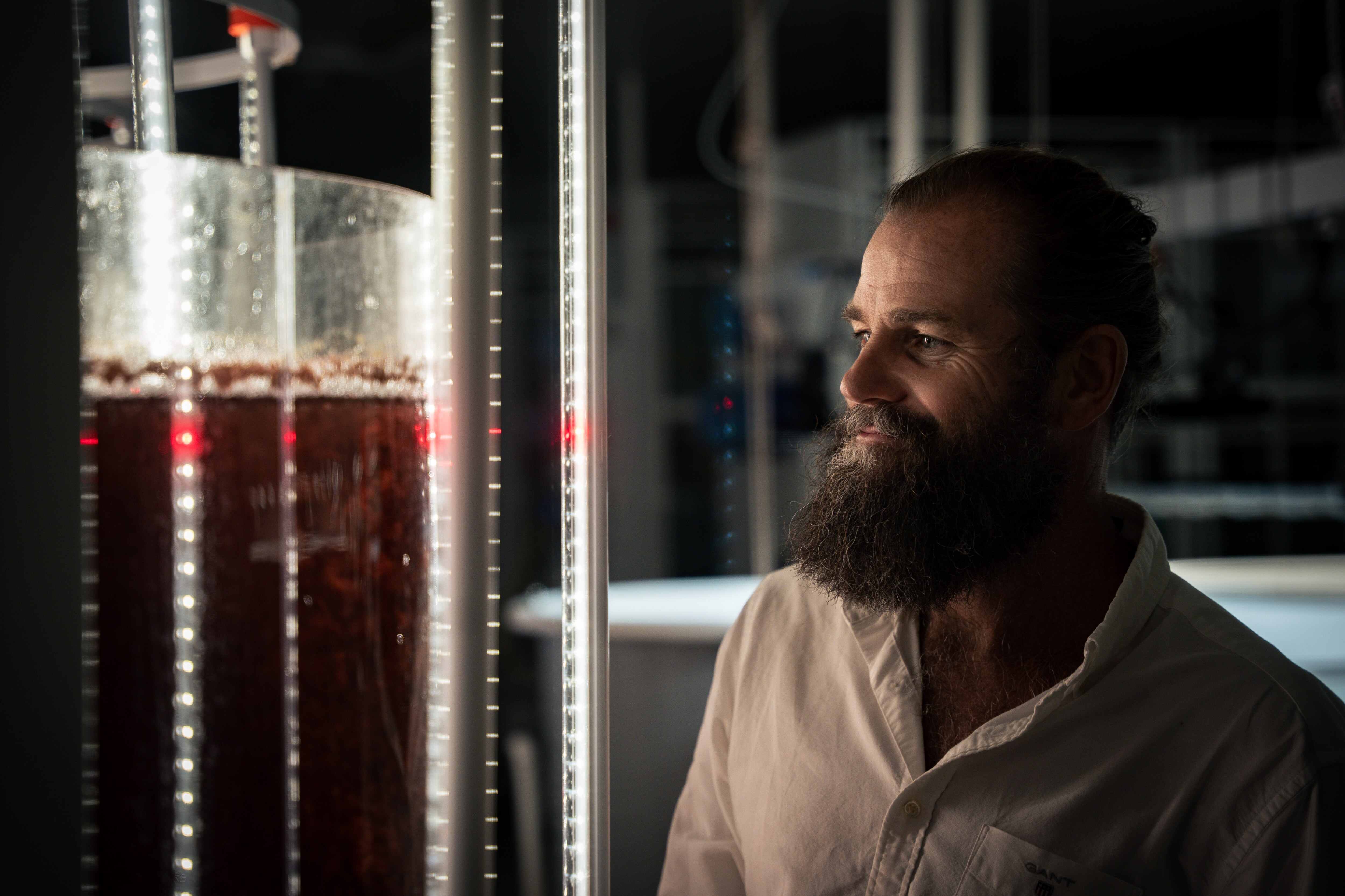 Man smiles for photo