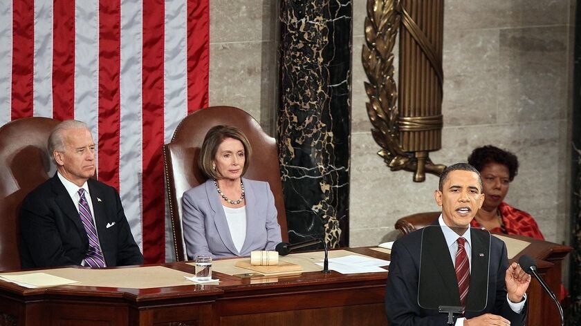 New focus: Barack Obama gives his State of the Union speech