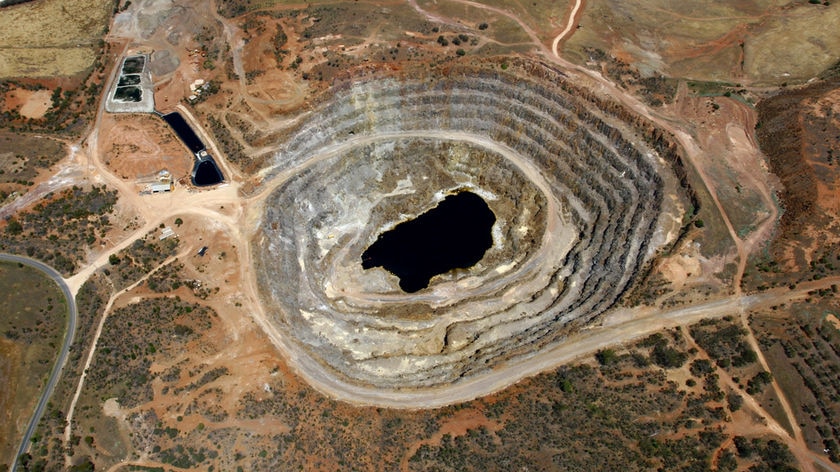 Kanmantoo open cut mine