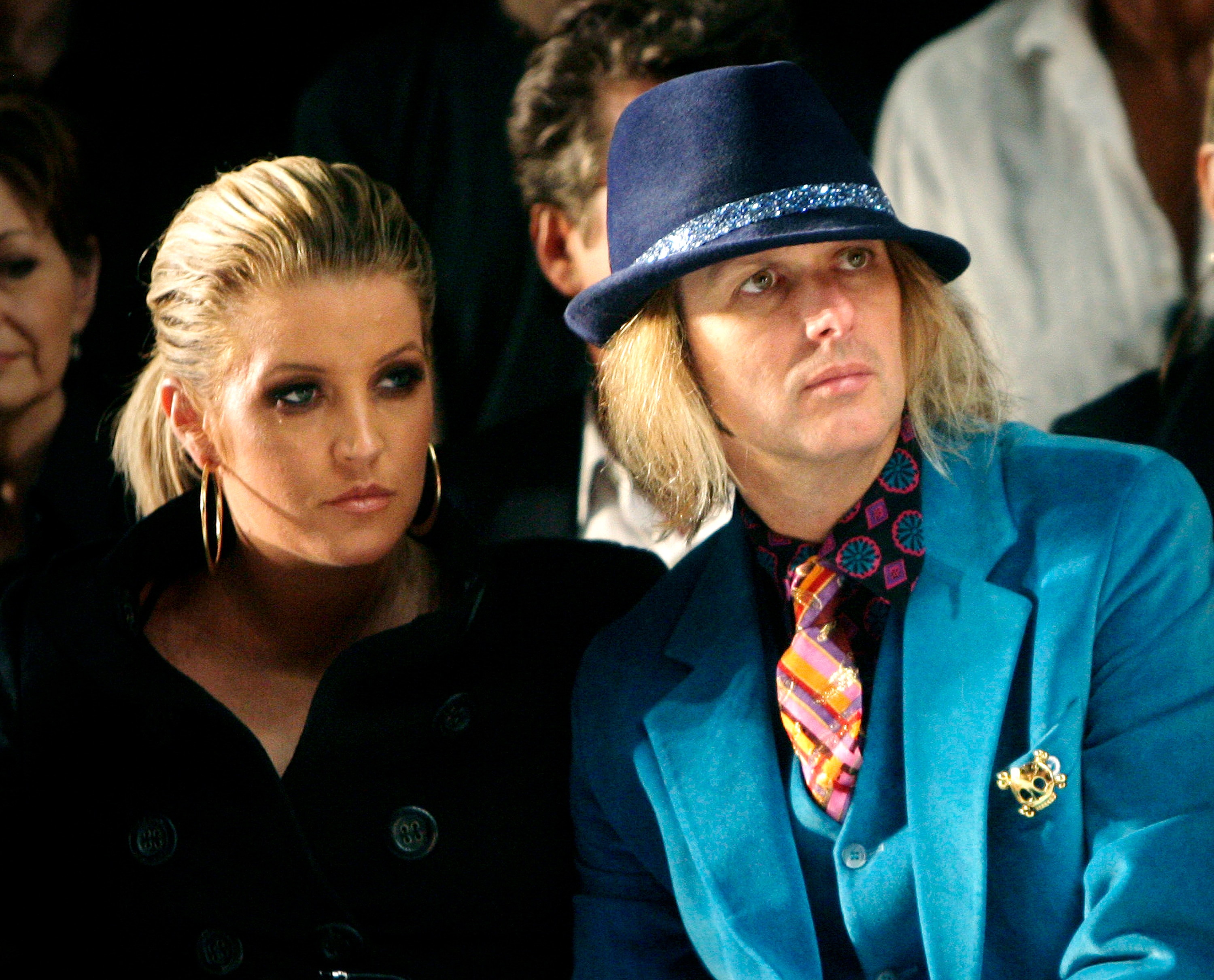 Lisa Marie Presley and her husband, Michael Lockwood