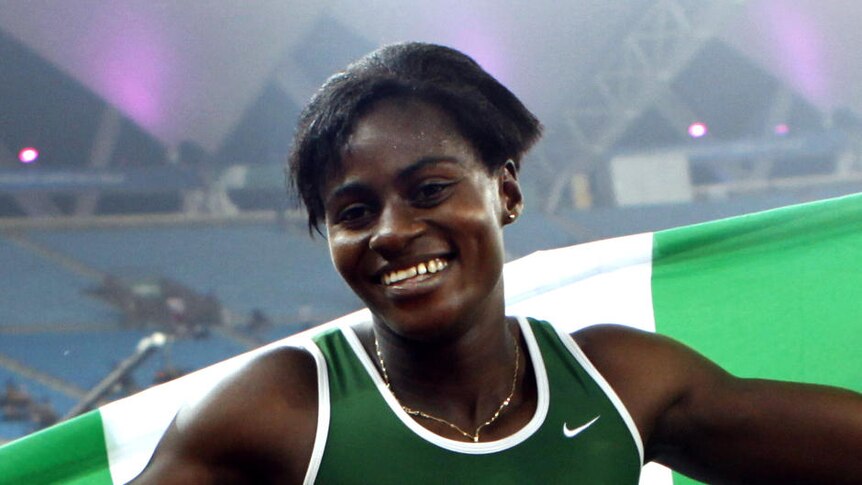 Nigeria's Osayomi Oludamola... stripped of gold for a positive drug test