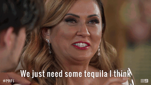 Mishel from MAFS saying "We might need tequila"