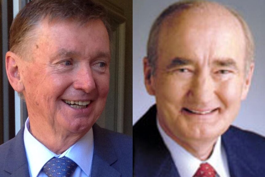 Composite image of Malcolm McCusker and John Hughes