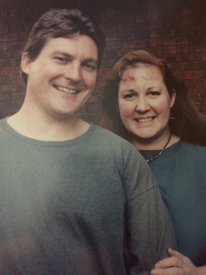 Judy and her brother Gordon in a portrait photo