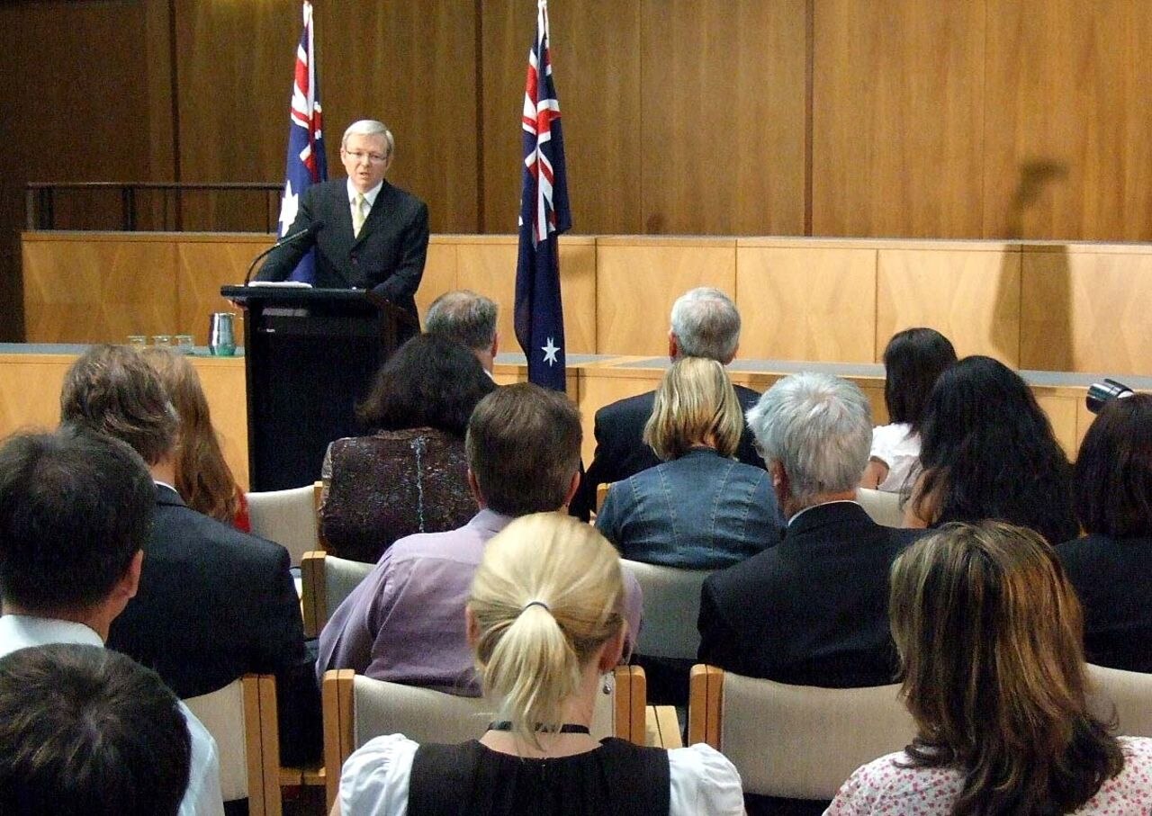 Rudd names ministry line-up - ABC News